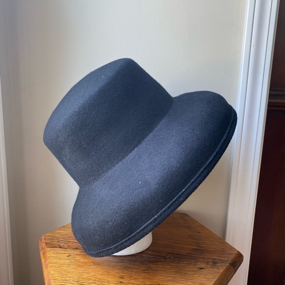 Vintage Scala Collectione women's felt hat 100% wool hand crafted hat/size 22 - Picture 12 of 16